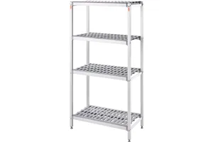 Regał magazynowy aluminiowy, 900x560x1680 mm Stalgast 686092