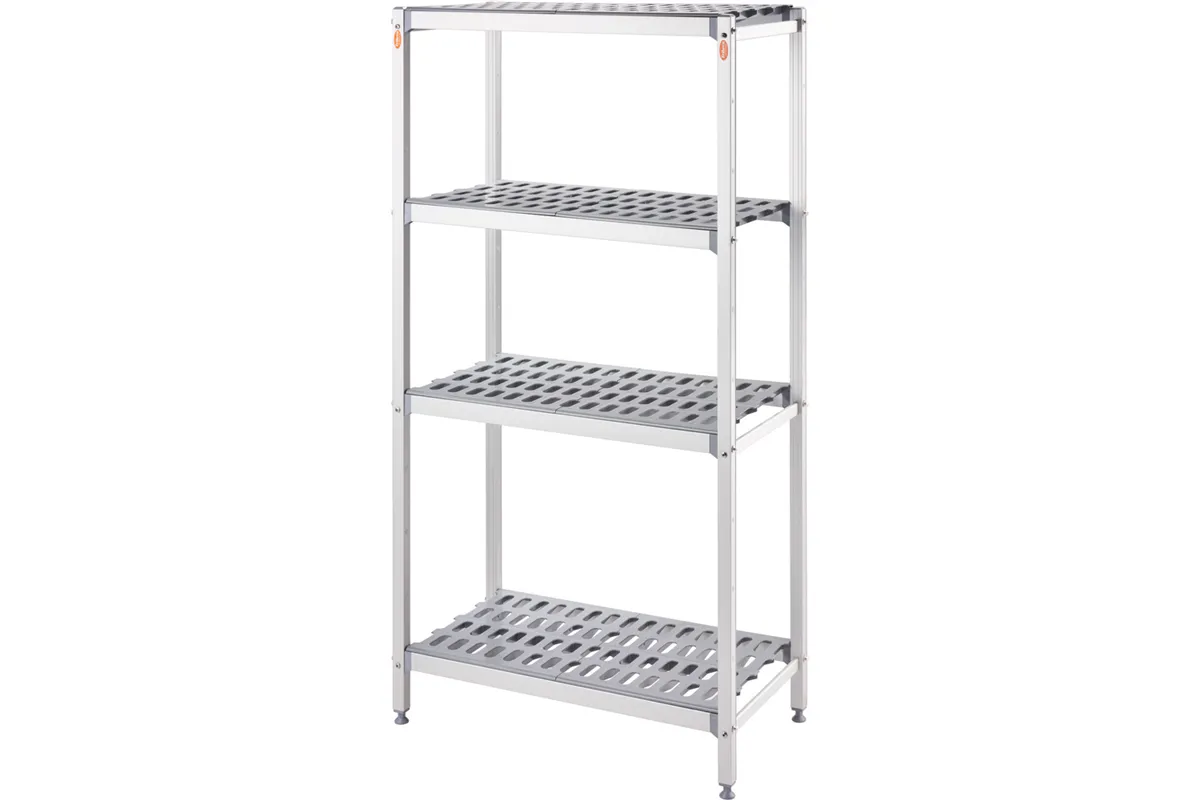 Regał magazynowy aluminiowy, 1510x460x1680 mm Stalgast 686151
