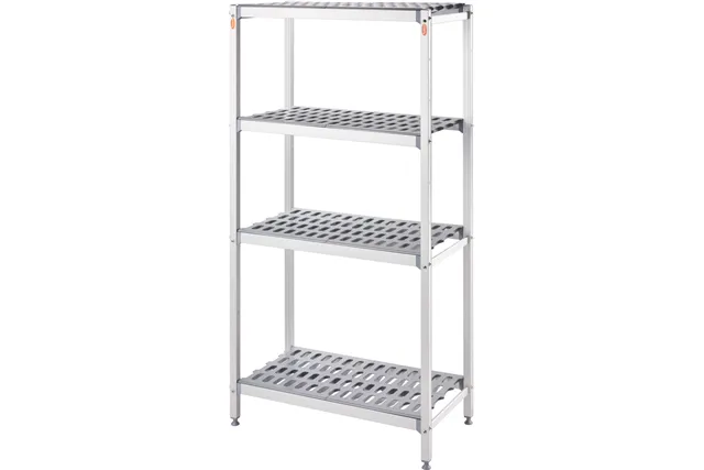 Regał magazynowy aluminiowy, 1510x560x1680 mm Tribeca 686152