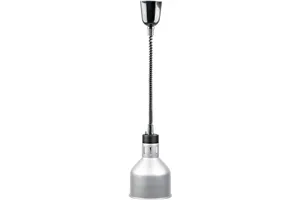 Lampa do podgrzewania potraw wisząca, srebrna, P 0.25 kW, U 230 V Stalgast 692600