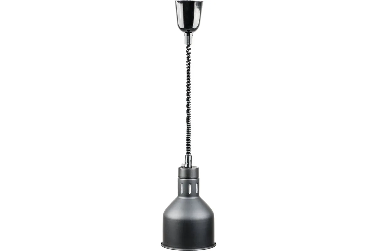 Lampa do podgrzewania potraw wisząca, czarna, P 0.25 kW, U 230 V Stalgast 692601