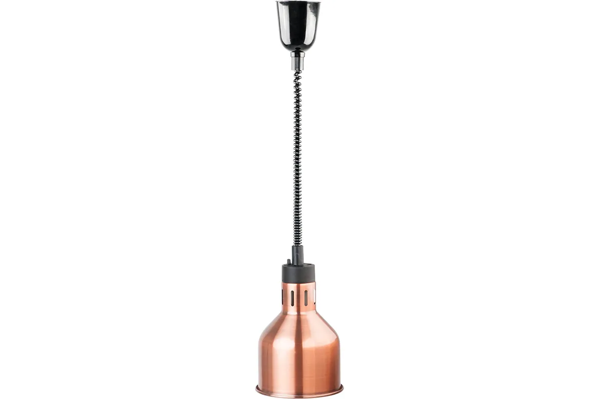 Lampa do podgrzewania potraw wisząca, miedziana, P 0.25 kW, U 230 V Stalgast 692602