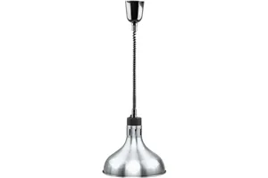 Lampa do podgrzewania potraw wisząca, srebrna, P 0.25 kW, U 230 V Stalgast 692610