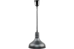 Lampa do podgrzewania potraw wisząca, czarna, P 0.25 kW, U 230 V Stalgast 692611