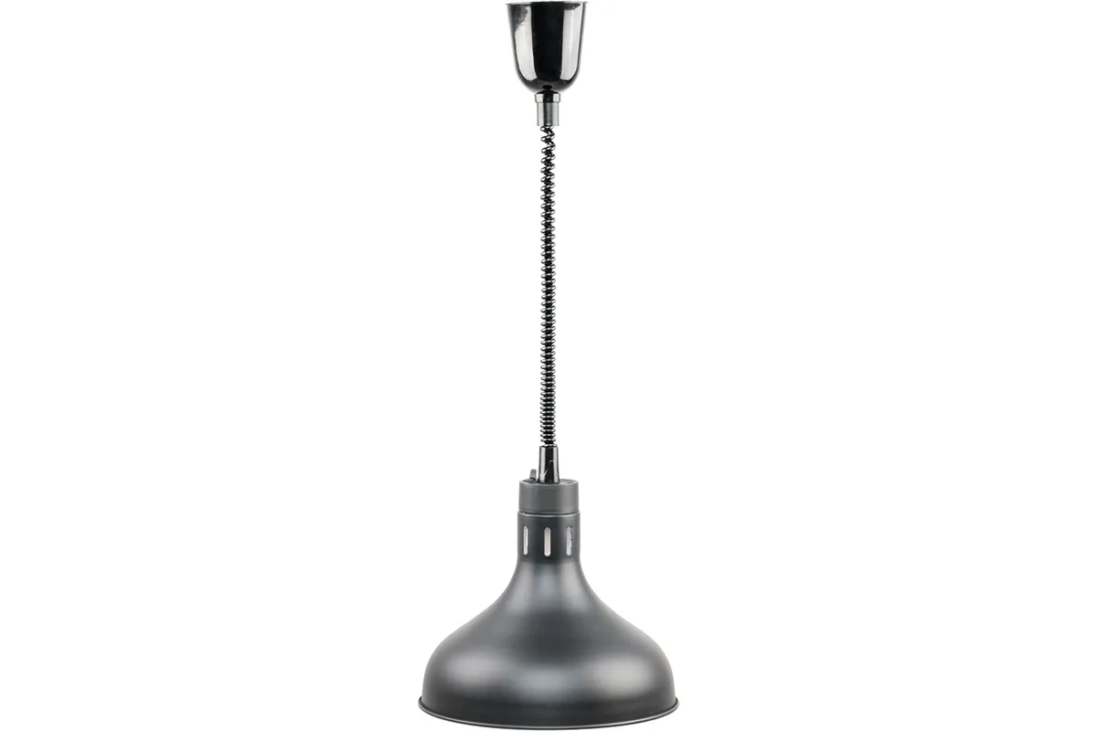 Lampa do podgrzewania potraw wisząca, czarna, P 0.25 kW, U 230 V Stalgast 692611