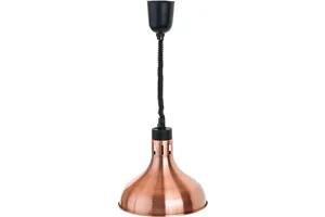 Lampa do podgrzewania potraw wisząca, miedziana, P 0.25 kW, U 230 V Stalgast 692612