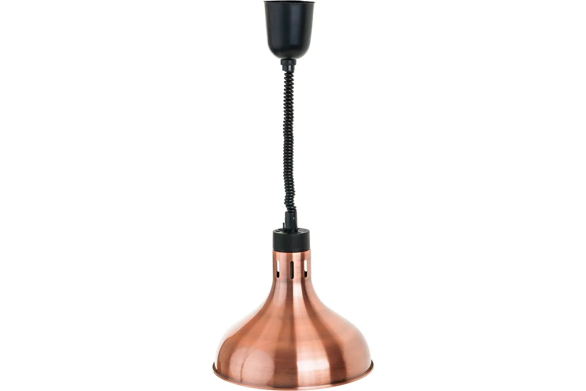 Lampa do podgrzewania potraw wisząca, miedziana, P 0.25 kW, U 230 V Stalgast 692612