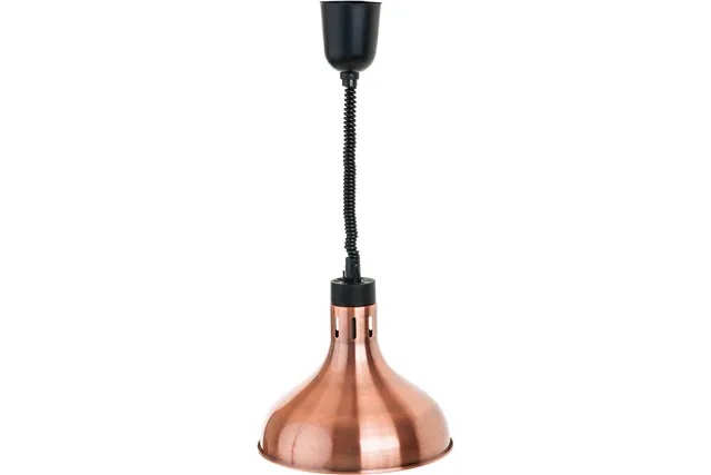 Lampa do podgrzewania potraw wisząca, miedziana, P 0.25 kW, U 230 V Stalgast 692612