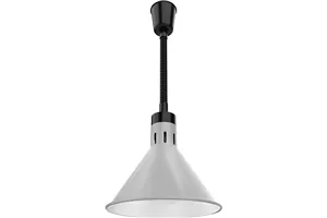Lampa do podgrzewania potraw wisząca, srebrna, P 0.25 kW Stalgast 692623