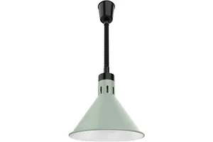 Lampa do podgrzewania potraw wisząca, zielona, P 0.25 kW Stalgast 692624