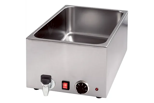 Bemar nastawny z kranem do pojemników GN 1/1 i H 150 mm, P 1.2 kW,U 230 V Stalgast 741156