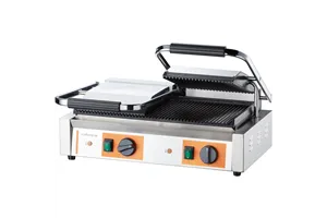 Kontakt grill podwójny ryflowany, P 3.6 kW Caterina 742028