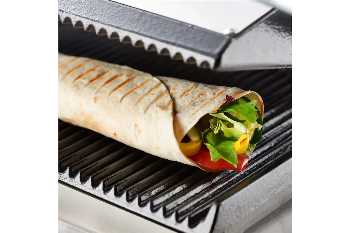 Kontakt grill podwójny ryflowany, P 3.6 kW Caterina 742028