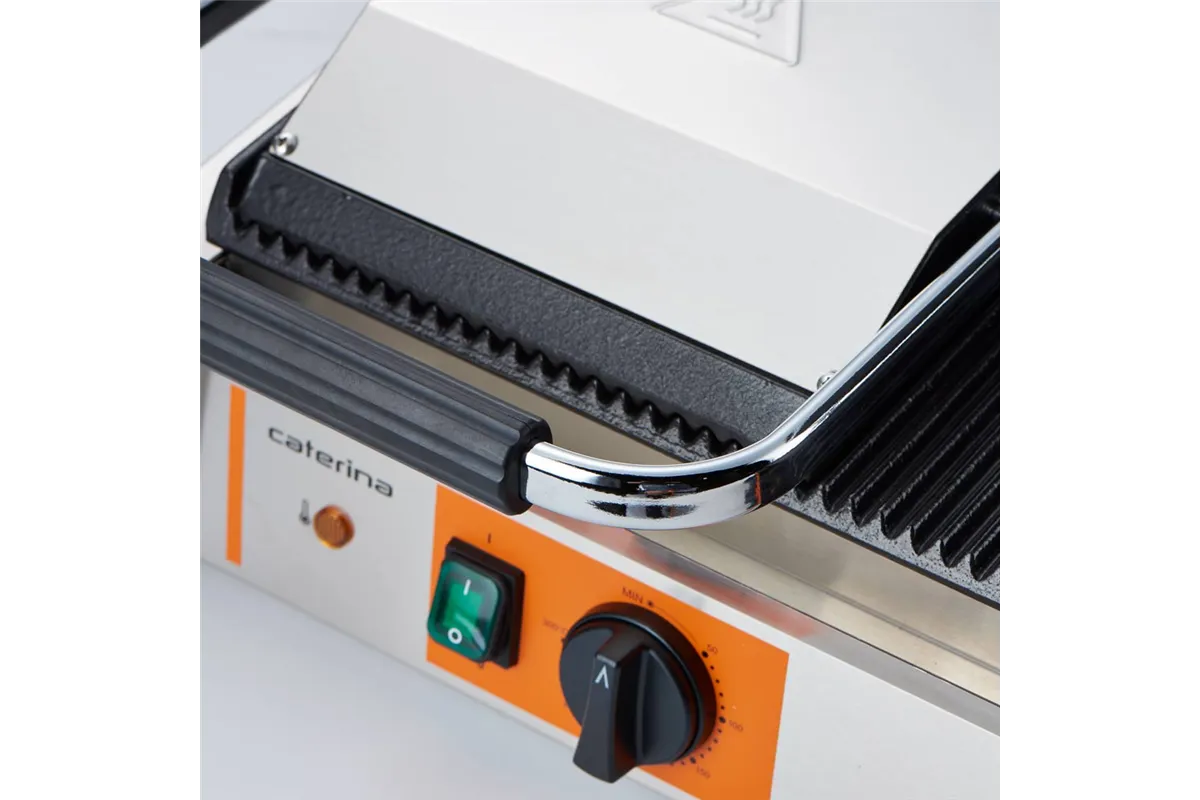Kontakt grill podwójny ryflowany, P 3.6 kW Caterina 742028