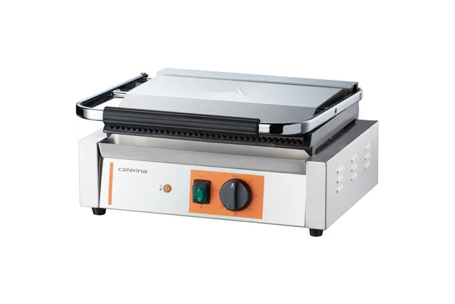Kontakt grill, Panini, ryflowany, Caterina, P 2.2 kW Caterina 742038