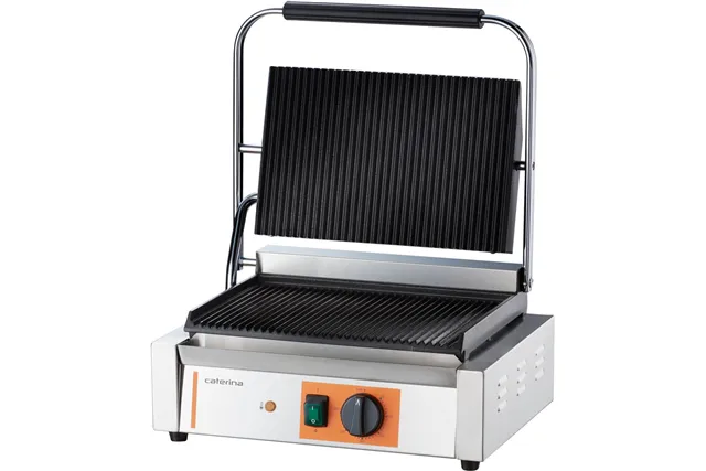 Kontakt grill, Panini, ryflowany, Caterina, P 2.2 kW Caterina 742038