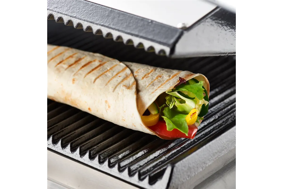Kontakt grill, Panini, ryflowany, Caterina, P 2.2 kW Caterina 742038