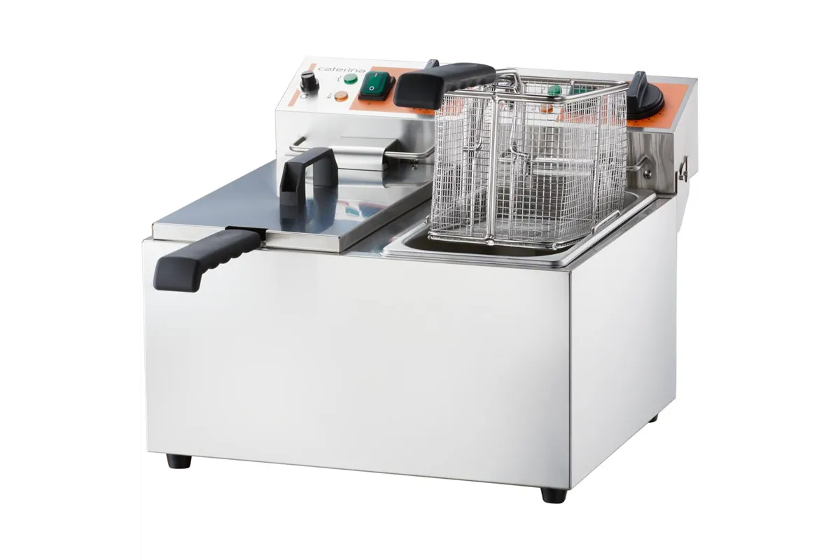 Frytownica elektryczna, 2-komorowa, pozioma, Caterina, V 2x5 l, P 2x3 kW Caterina 746079
