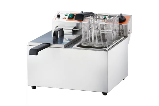 Frytownica elektryczna, 2-komorowa, pozioma, Caterina, V 2x5 l, P 2x3 kW Caterina 746079