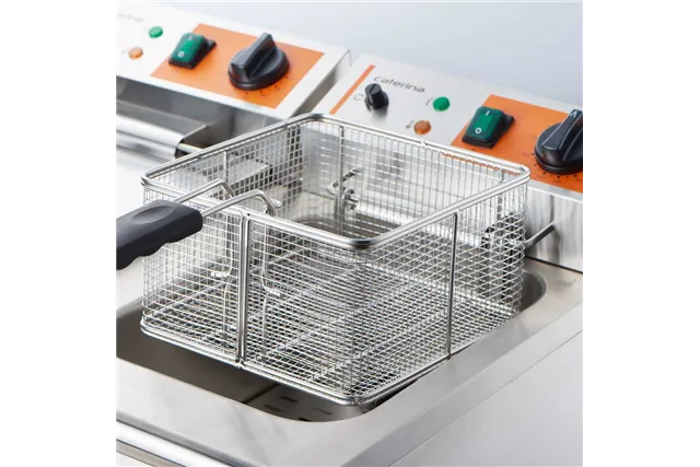 Frytownica elektryczna, 2-komorowa, pozioma, Caterina, V 2x5 l, P 2x3 kW Caterina 746079