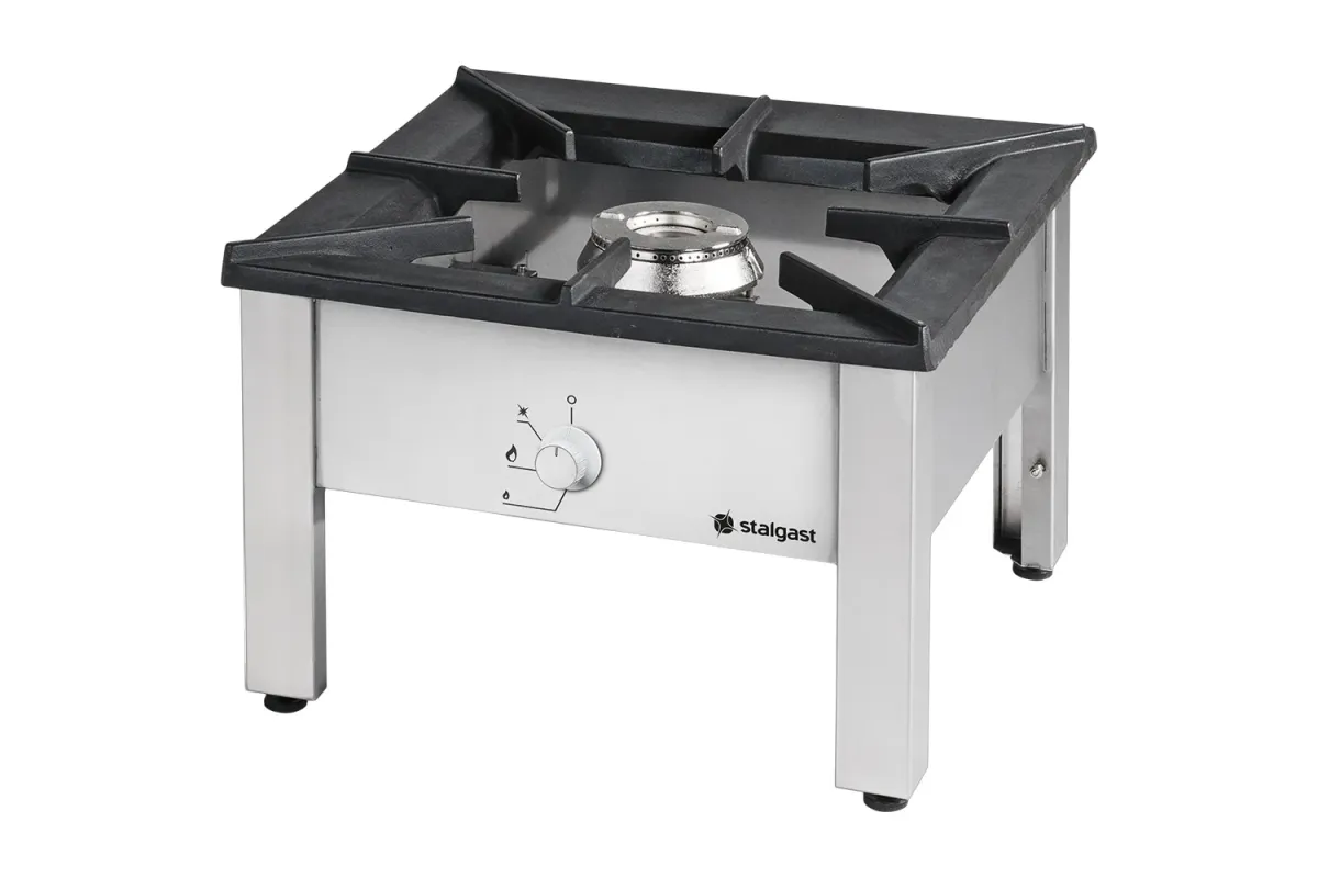 Taboret gazowy pojedynczy, 565x605, 9.0 kW, G30/37 mbar Stalgast 773003
