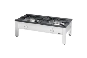 Taboret gazowy podwójny, 1140x605, 2x9.0 kW, G20/20 mbar Stalgast 773011