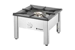 Taboret gazowy pojedynczy, 567x639, 14.0 kW, G20/20 mbar Stalgast 773035