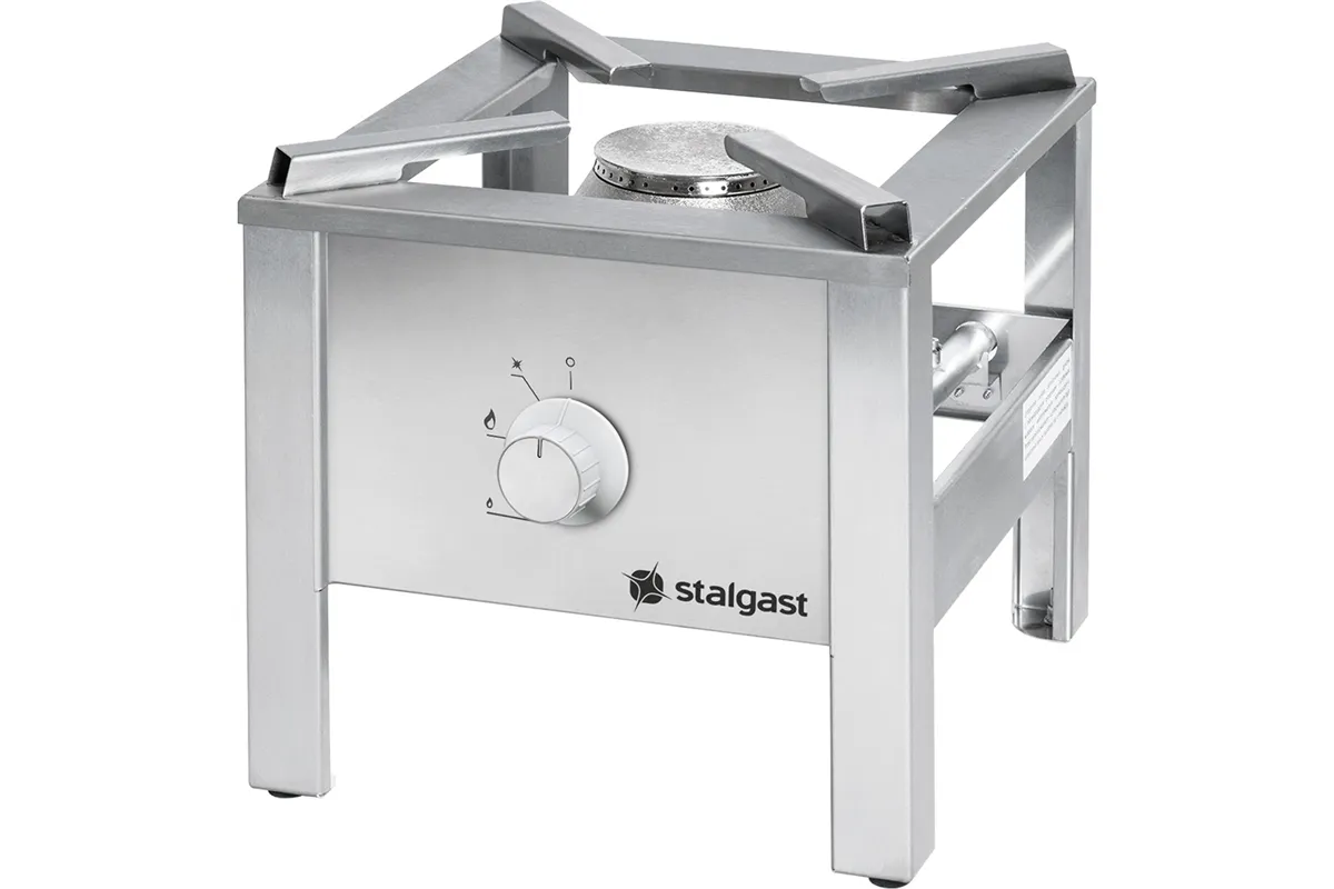Taboret gazowy pojedynczy, 340x340, 5.0 kW, G20/20 mbar Stalgast 773052