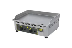 Płyta grillowa gładka ze stali nierdzewnej, gazowa, P 5.5 kW Stalgast 777175