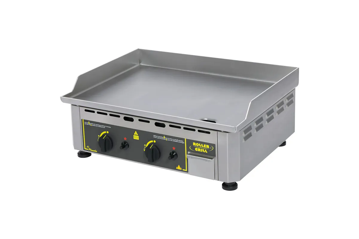 Płyta grillowa gładka ze stali nierdzewnej, gazowa, P 5.5 kW Stalgast 777175