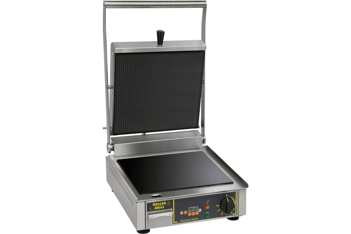 Grill ceramiczny, pojedynczy, ryflowany/gładki, P 3 kW Stalgast 777215