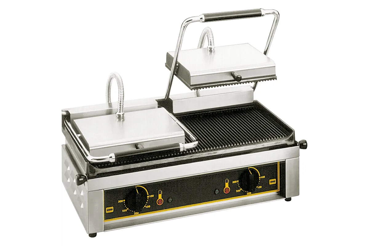 Kontakt grill podwójny, Majestic, P 4 kW, U 380 V Roller Grill 777217