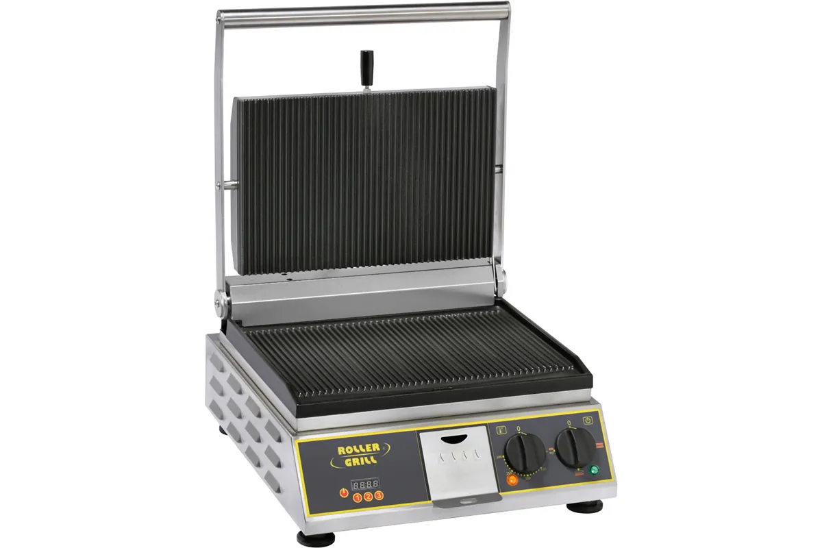 Kontakt grill Panini z timerem, 1-polowy, P 3.4 kW roller Grill 777224