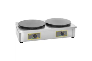 Naleśnikarka elektryczna, emaliowana, podwójna, 2 x Ø 400 mm, P 2 x 3.6 kW roller Grill 777244