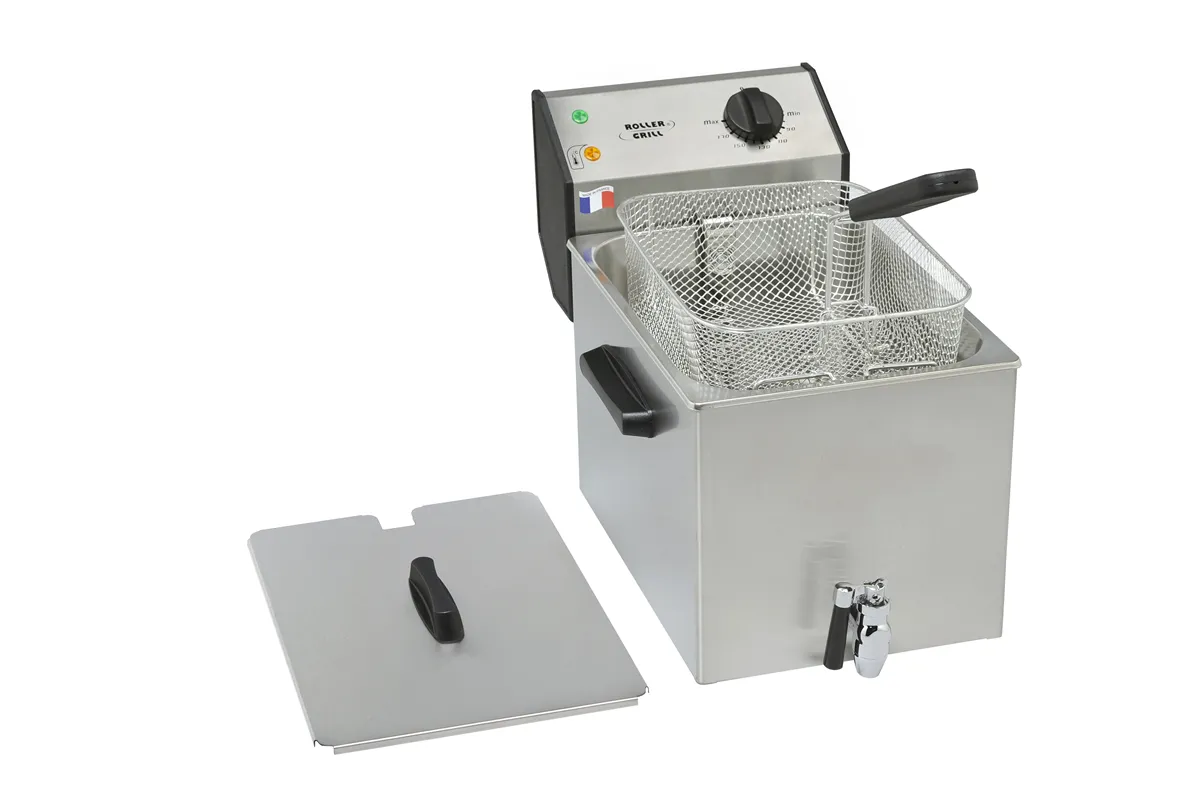 Frytownica nastawna, 1-komorowa z kranem, V 8 l, P 3.4 kW Roller Grill 777325
