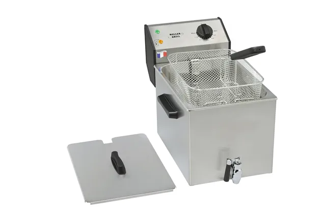 Frytownica nastawna, 1-komorowa z kranem, V 8 l, P 3.4 kW Roller Grill 777325