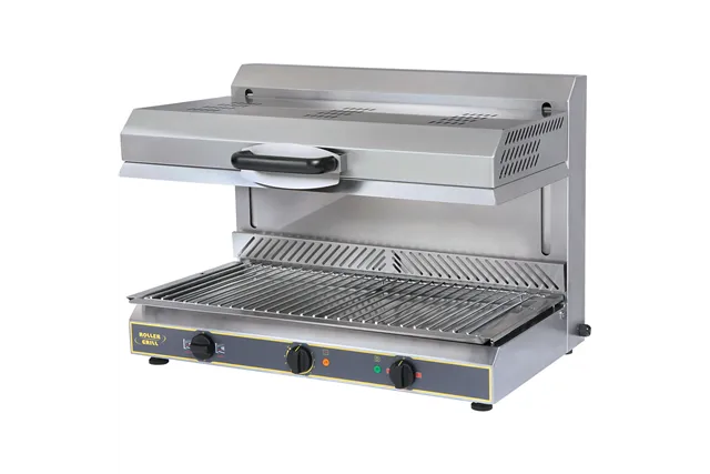 Salamander z ruchomą głowicą, kwarcowe grzałki, wykrywanie talerzy, P 4.5 kW, U 380 V roller Grill 777381