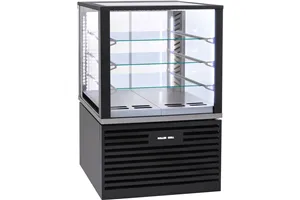 Witryna chłodnicza, cukiernicza, oświetlenie LED, czarna, V 325 l Roller Grill 777430