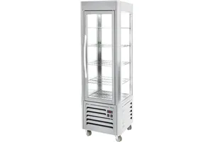 Witryna chłodnicza 7-poziomowa, 5 x ruszty chromowane 535 x 495 mm Roller Grill 777450