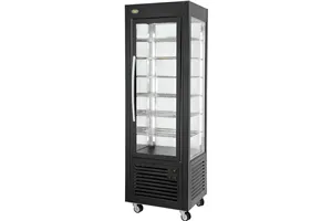 Witryna chłodnicza, cukiernicza, oświetlenie LED, czarna, V 360 l Roller Grill 777451