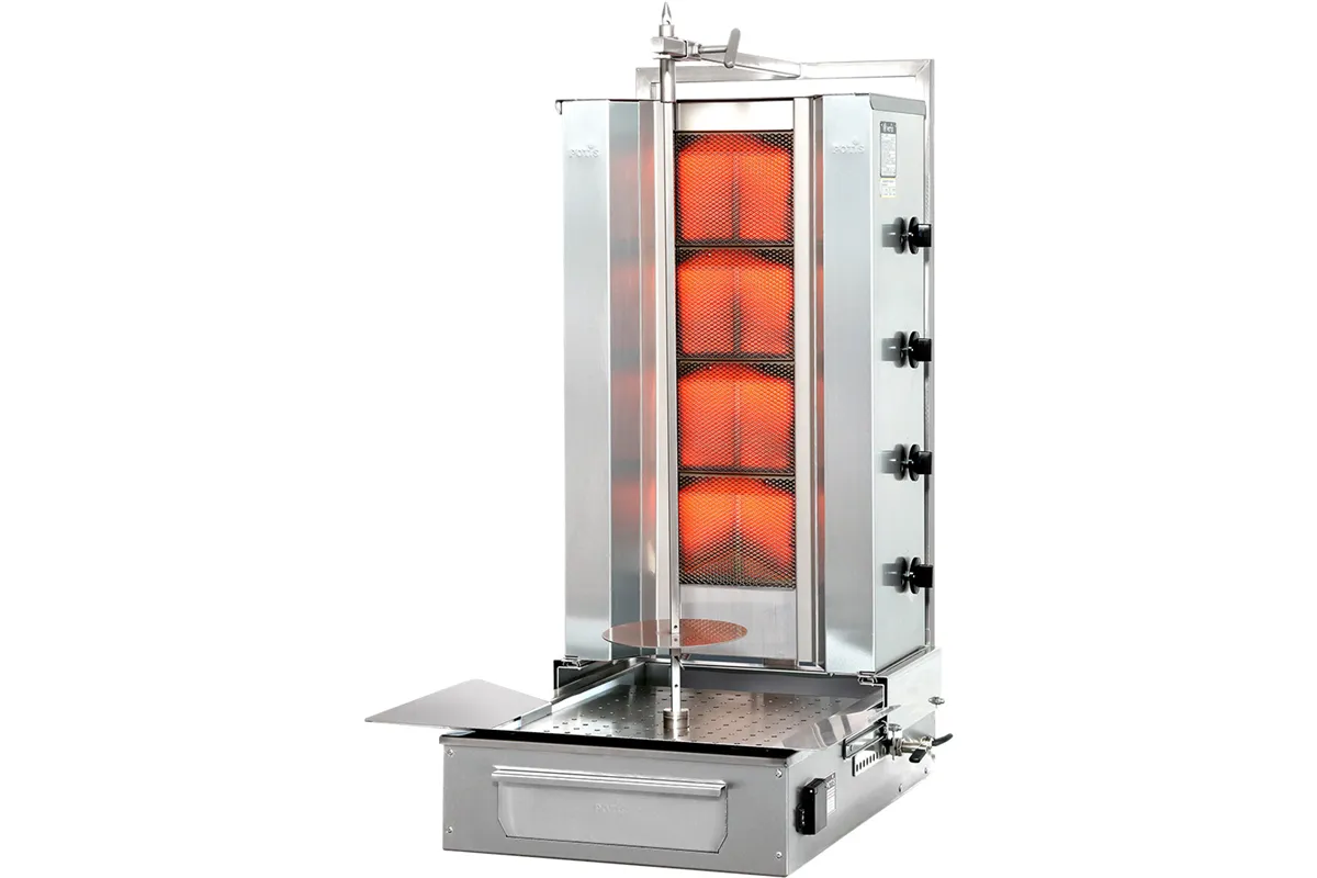 Gyros, kebab gazowy, F GD 4, P 14 KW, G 20 Potis 777561
