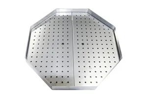 Wanna ociekowa na tłuszcz do gyrosa, kebaba, 650x650x50 mm Potis 777581
