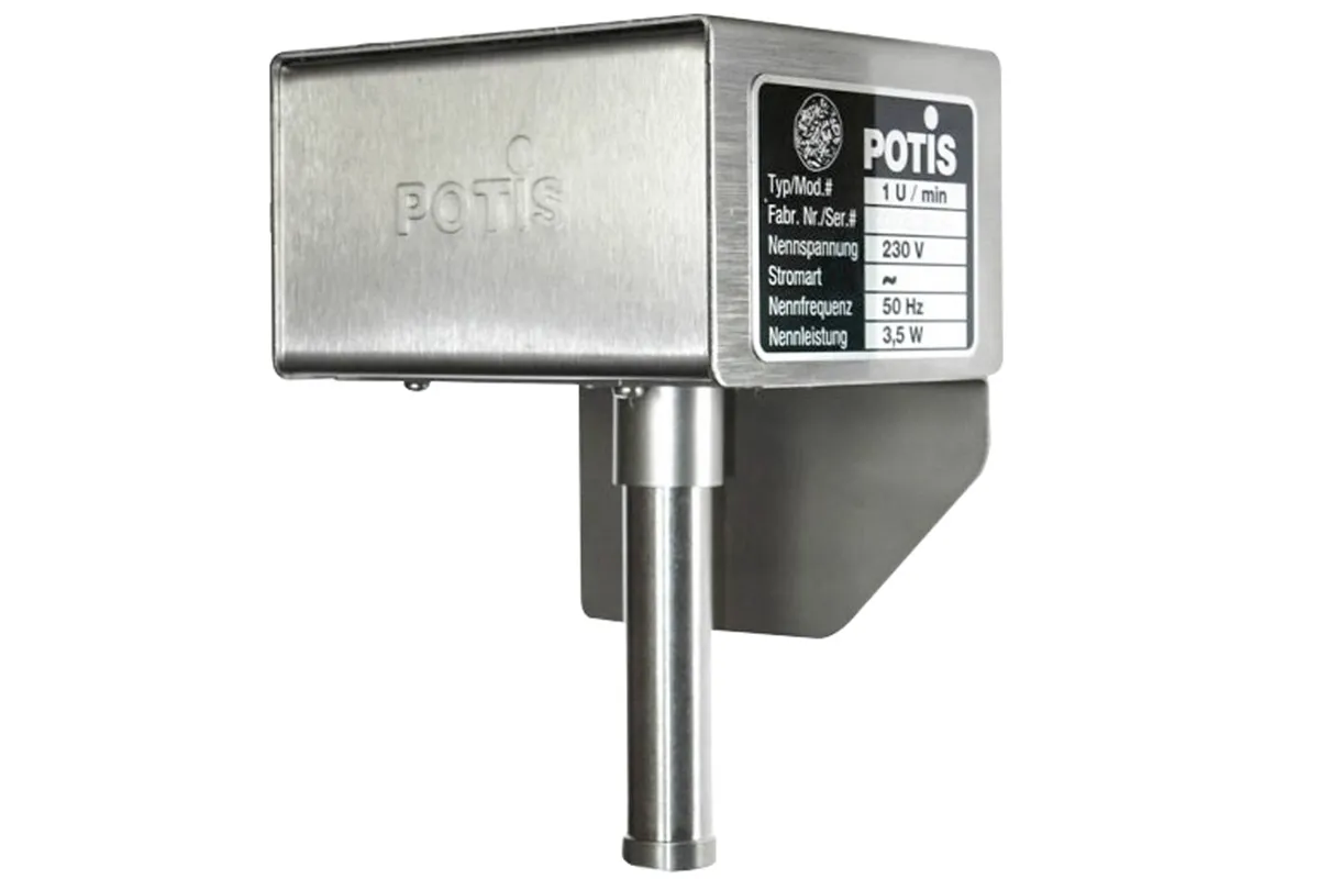Napęd kompletny, silnik i przekładnia, do gyrosów, kebabów elektrycznych E1/E2/E3 i gazowych G1/G2/GD3/GD4/GD5 Potis 777586