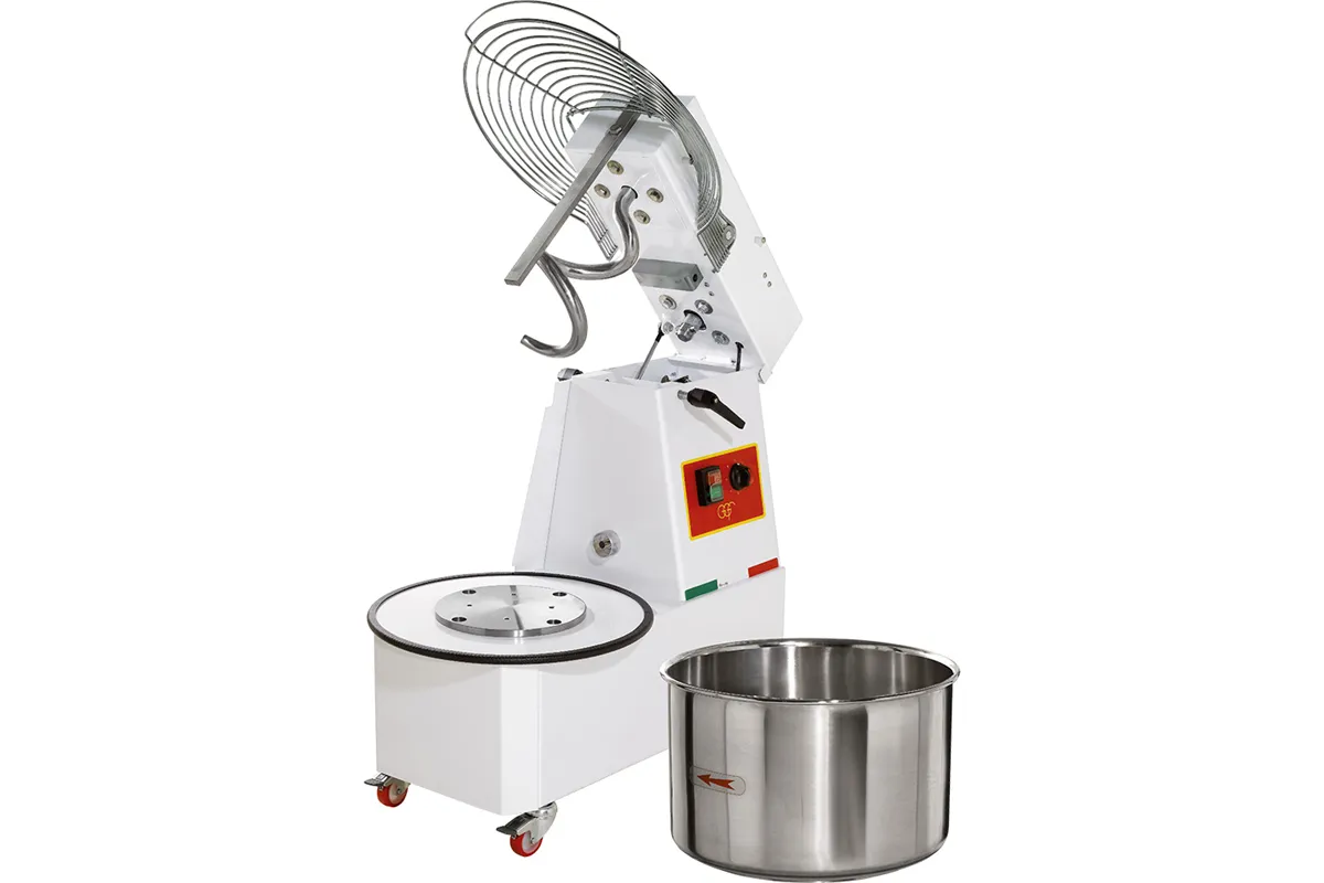 Mikser spiralny z podnoszoną głowicą 22l, 2 prędkości GGF 786402