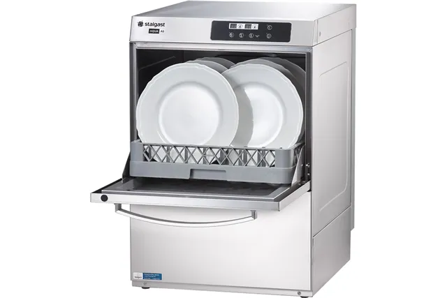 Zmywarko wyparzarka uniwersalna Power Digital, dozownik płynu, pompa zrzutowa, pompa wspomagająca, 6.65kW, 400V Stalgast 801566