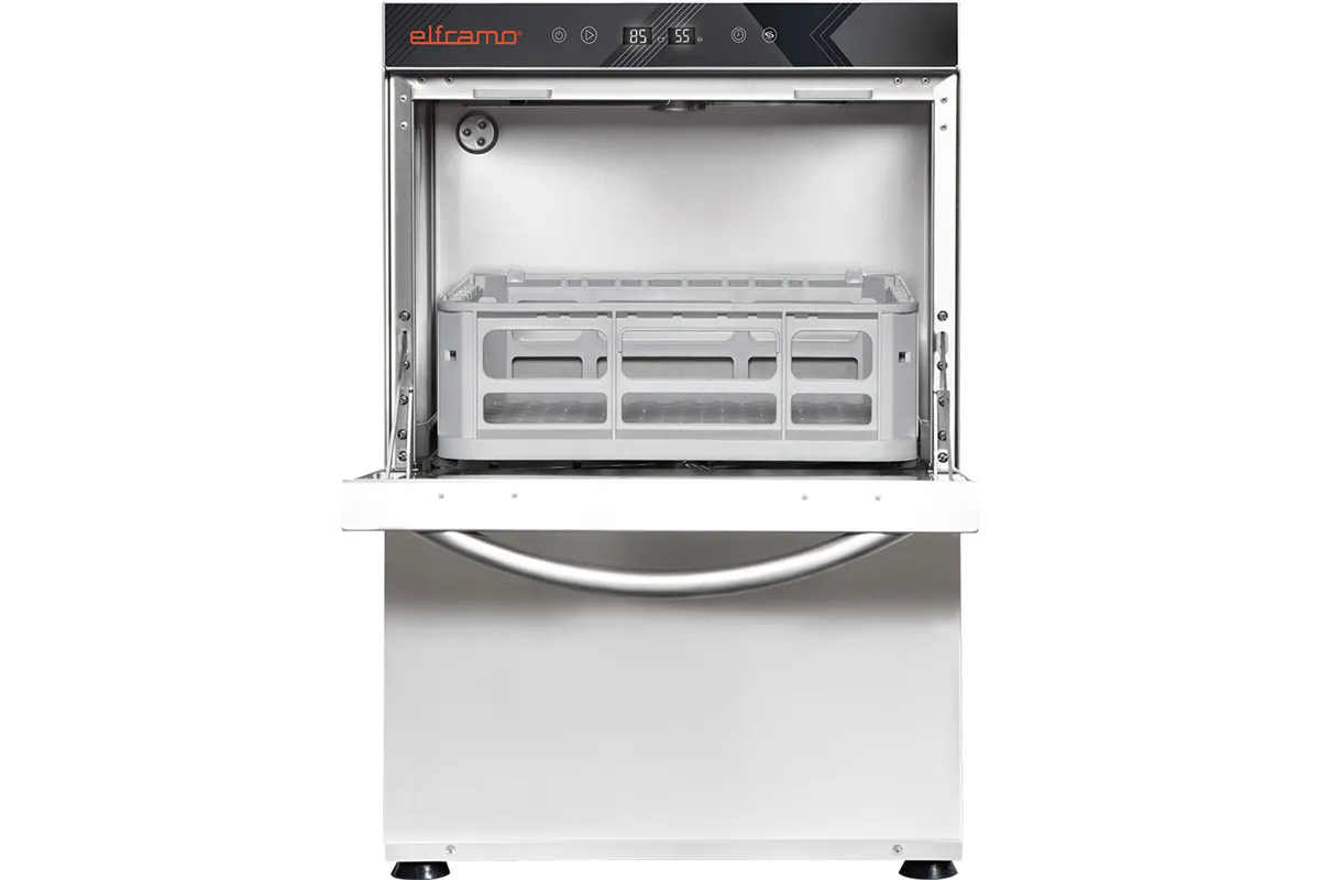 Zmywarka do szkła HERA z dozownikami detergentów, P 3,3 kW Elframo 802446