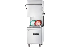 Zmywarko wyparzarka, kapturowa, dozownik płynu, pompa zrzutowa, pompa wspomagająca, P 10.8 kW, U 400 V Stalgast 803037