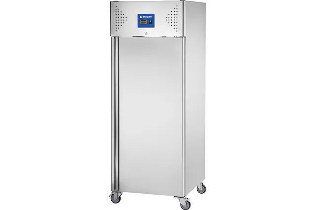 Szafa chłodnicza ze stali nierdzewnej na kółkach, GN 2/1, V 650 l Stalgast 830620