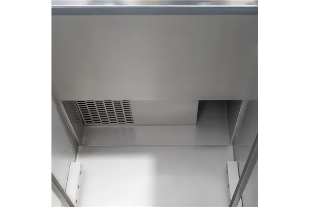 Szafa chłodnicza ze stali nierdzewnej na kółkach, GN 2/1, V 650 l Stalgast 830620
