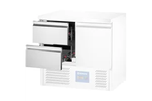 Moduł 2 szuflad do stołów chłodniczych GN 1/1 z agregatem na dole Stalgast 831001